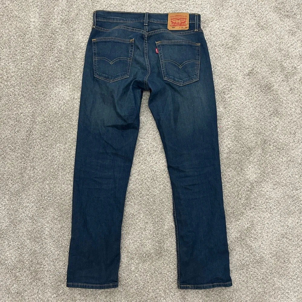 Levi's 559 Relaxed Straight Jeans 31x30 Blue Medium Wash Denim Mens‎